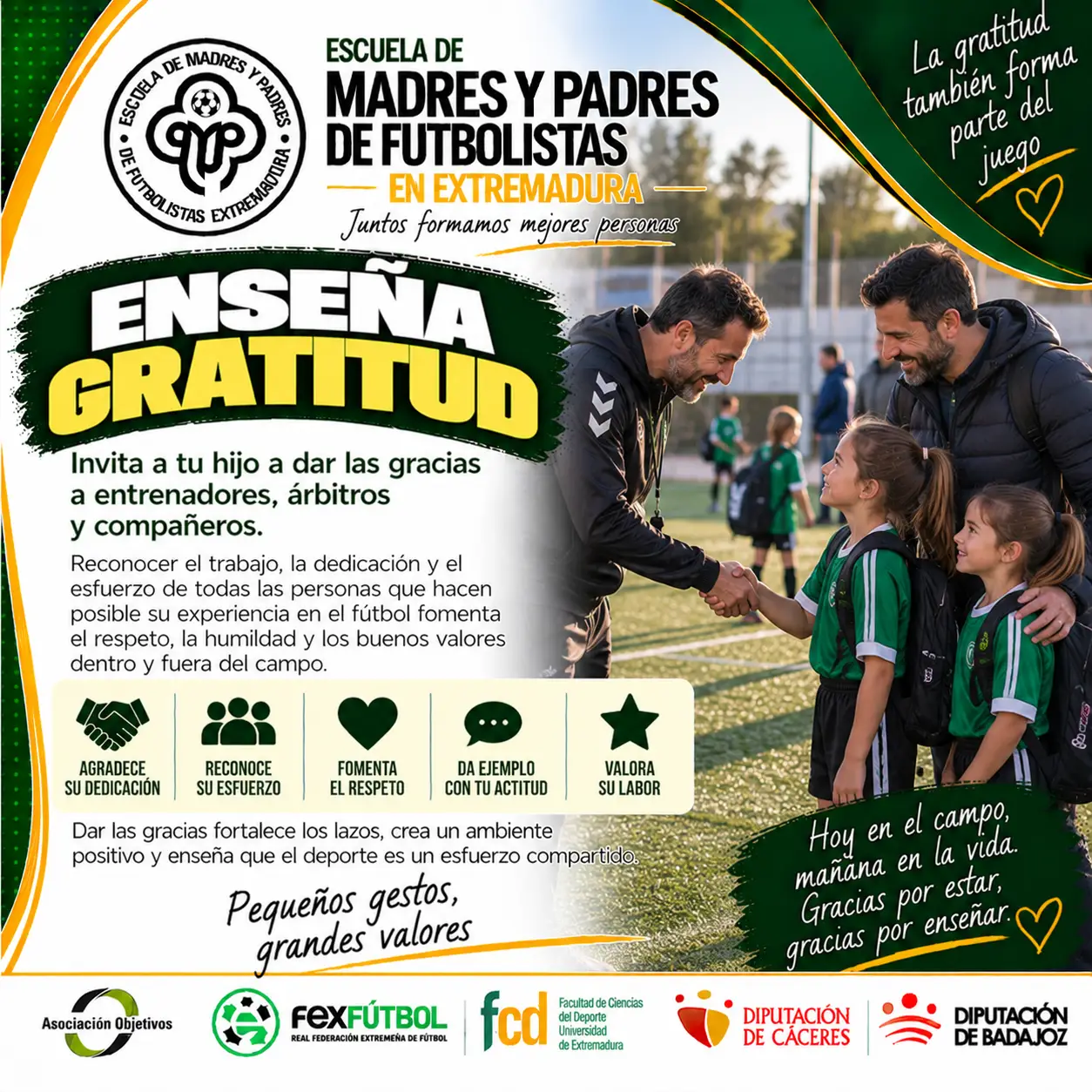 educar en gratitud dentro y fuera del campo