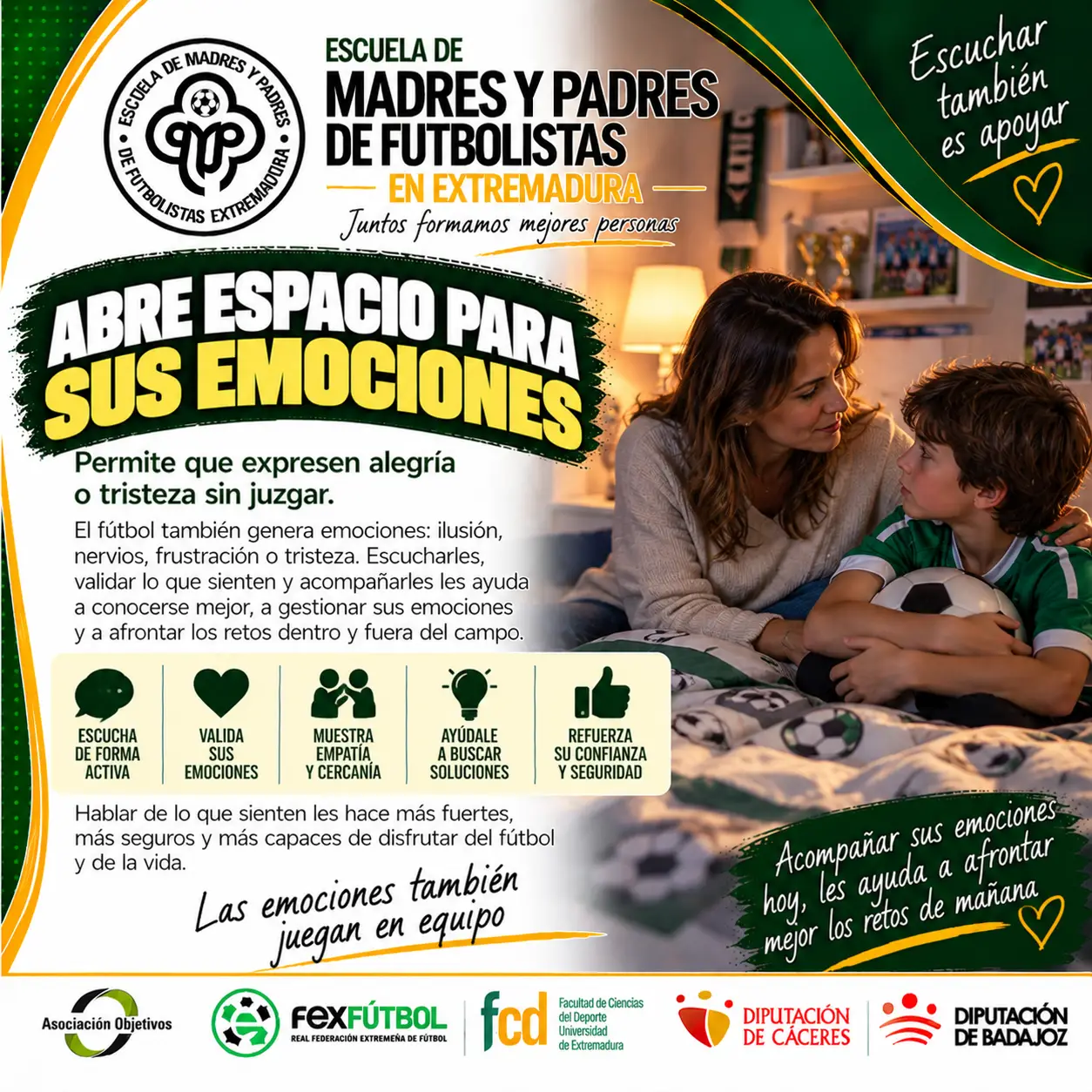 escuchar también es apoyar