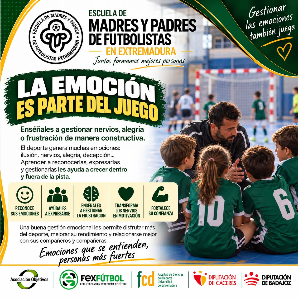 la emoción también juega en equipo