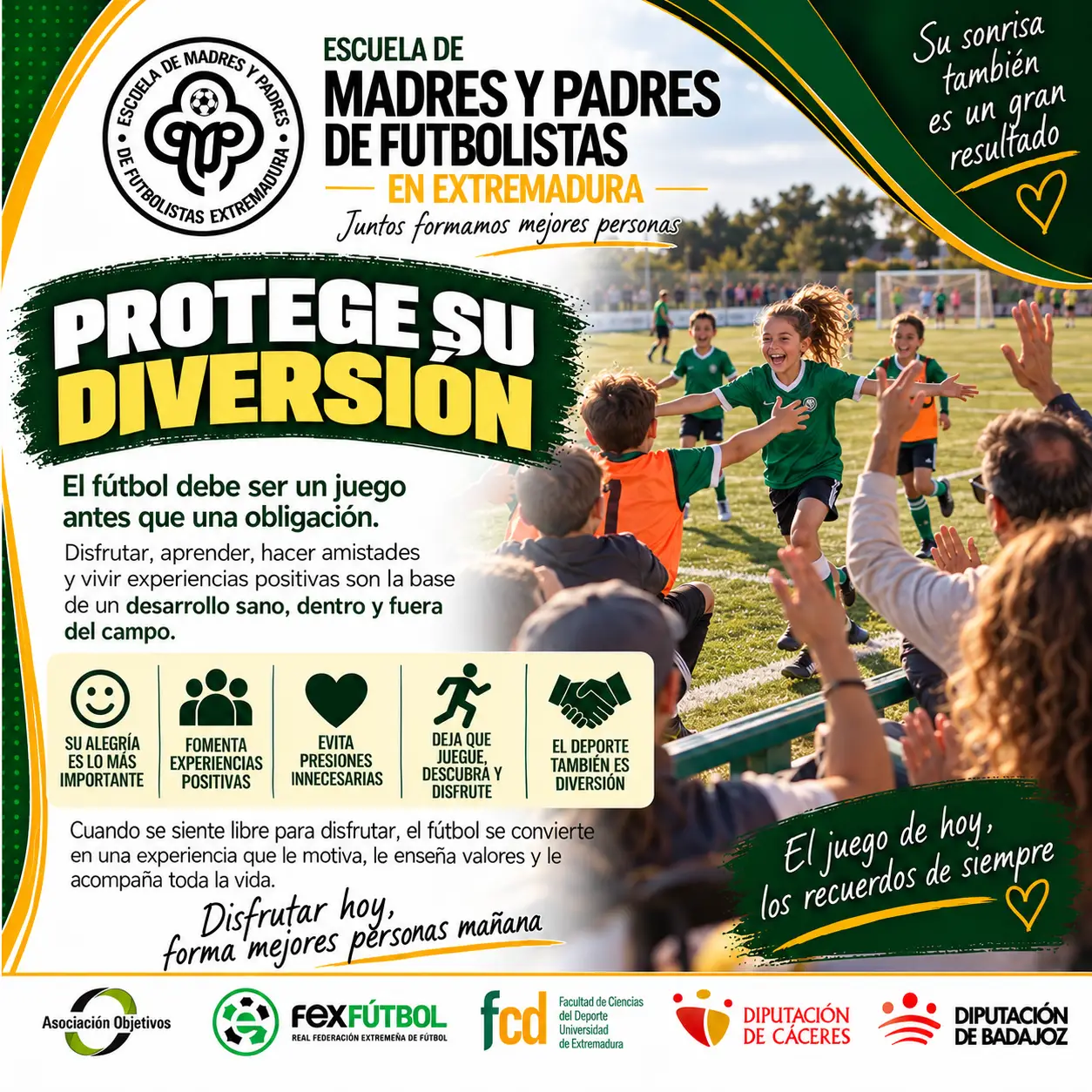 protege su diversión fútbol y valores