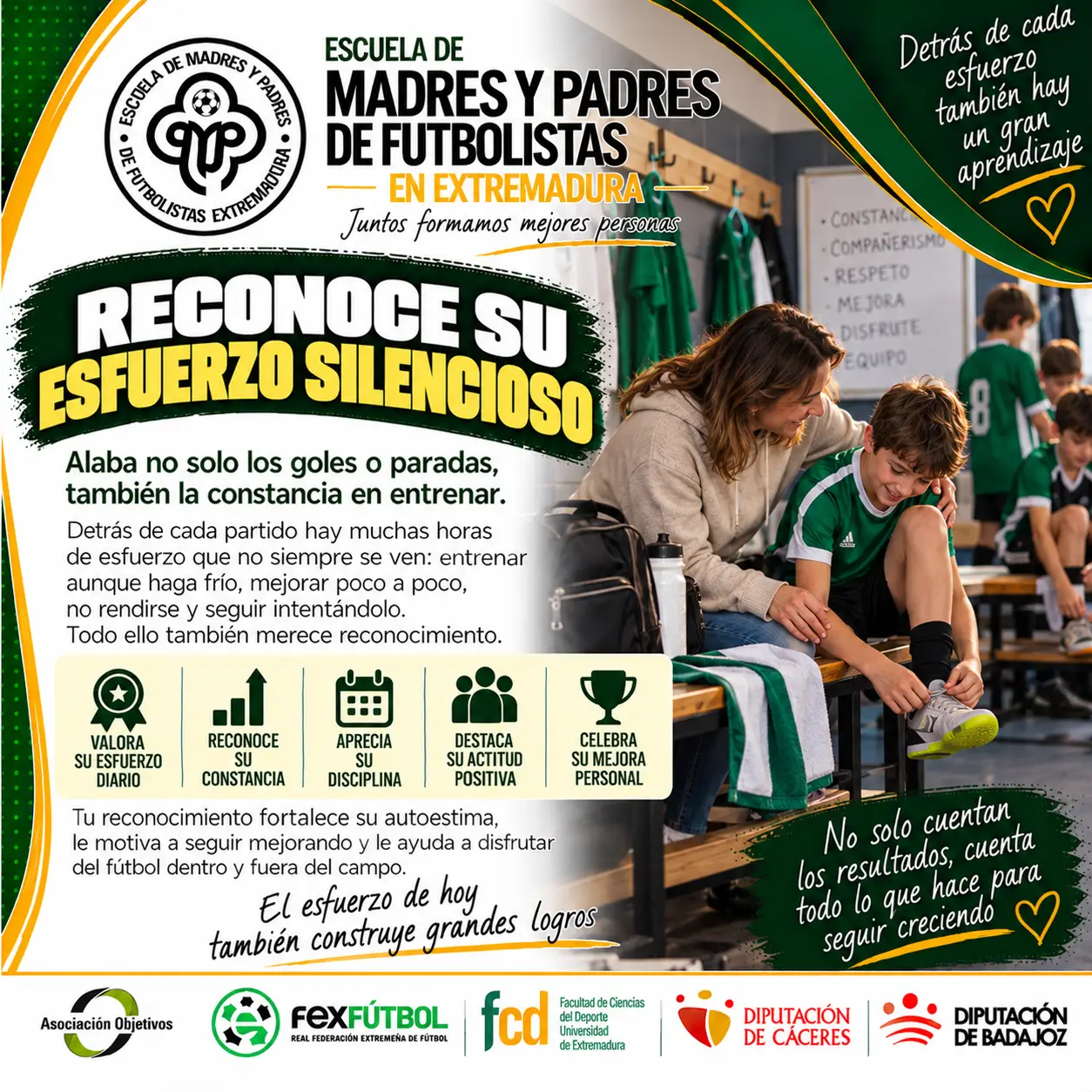 reconoce su esfuerzo silencioso
